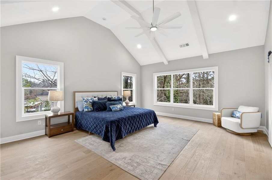 Furnished interior view inside a new home in , Atlanta (Image 7). Furnished interior view inside a new home in , Atlanta (Image 7).