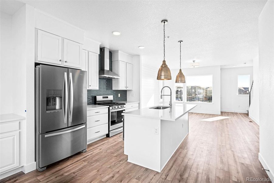 Furnished interior view inside a new home in , Denver (Image 11).