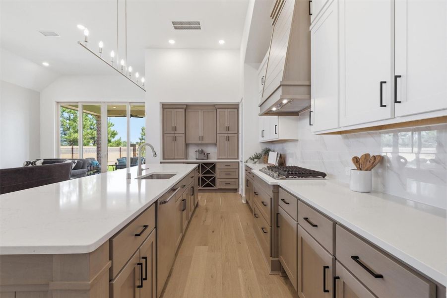 Furnished interior view inside a new home in Elyson, Katy (Image 36).