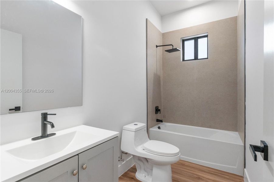 Furnished interior view inside a new home in , Miami (Image 14).