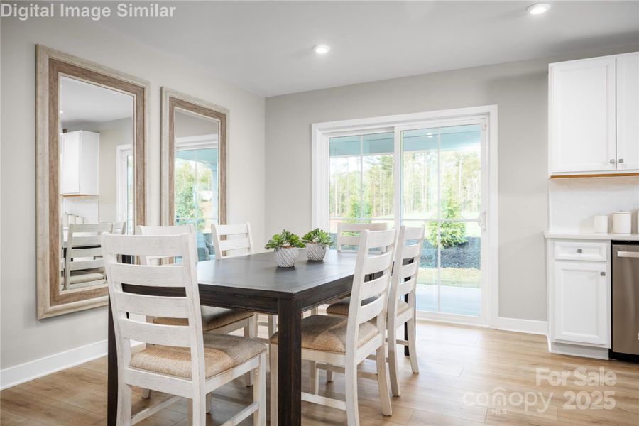 Furnished interior view inside a new home in Overture Pointe Ranches, Hickory (Image 16). Furnished interior view inside a new home in Overture Pointe Ranches, Hickory (Image 16).