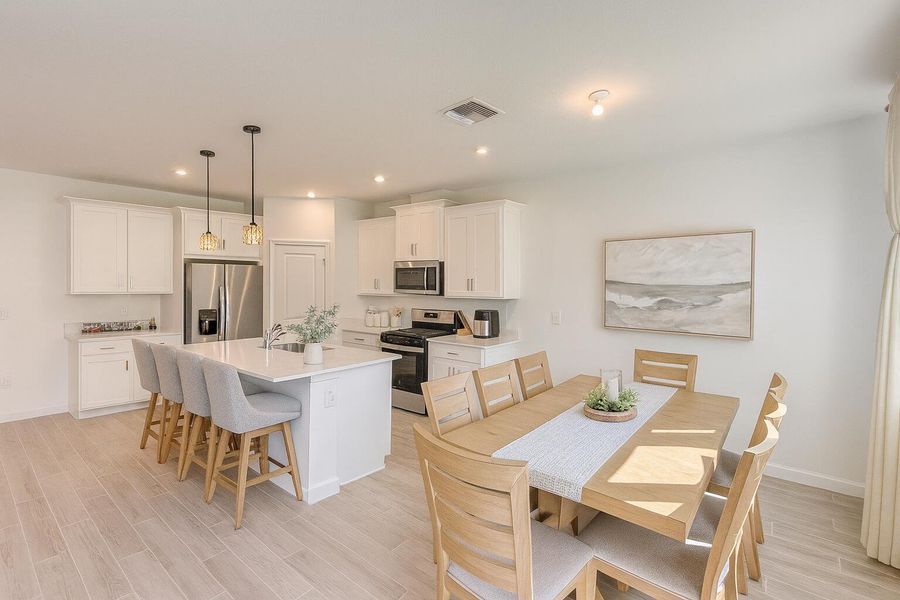 Furnished interior view inside a new home in Tradition - Cadence, Port St. Lucie (Image 6).