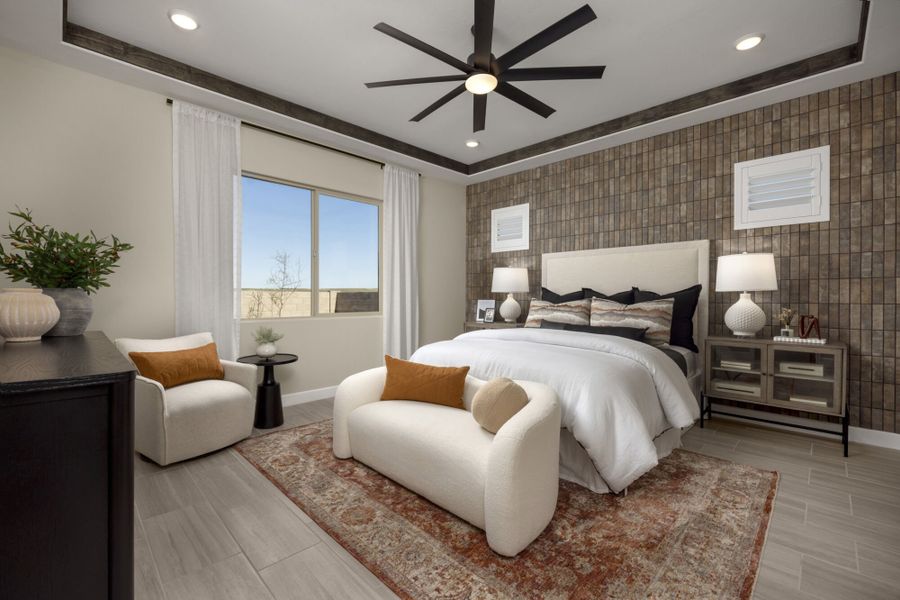 Primary Bedroom - Mountain View Ranch Model