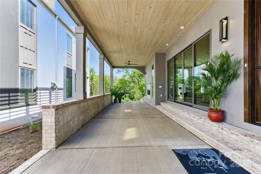 Exterior details and patio area of a home in , Charlotte (Image 28).