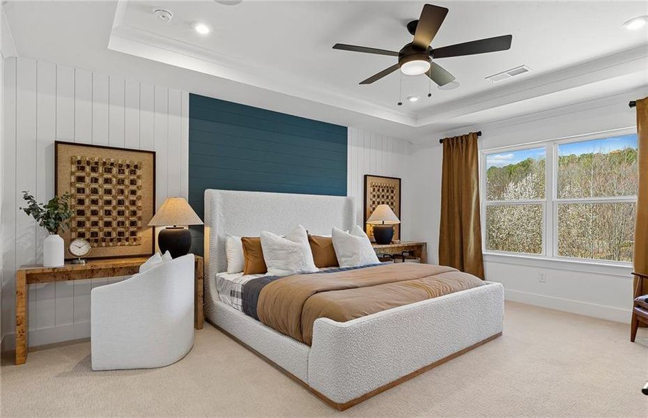 Furnished interior view inside a new home in Creekside at Skelton, Jefferson (Image 27).