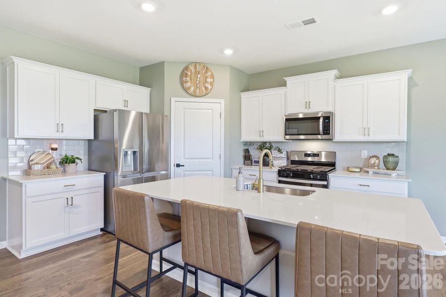 Furnished interior view inside a new home in , Fletcher (Image 16).