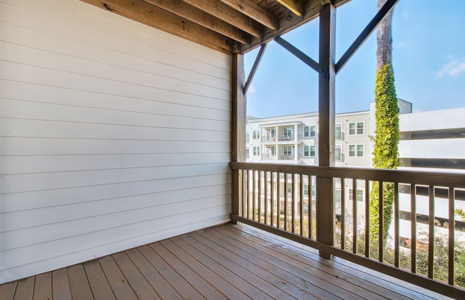 Deck off Sunroom