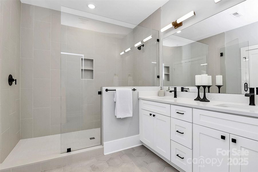 Furnished interior view inside a new home in , Charlotte (Image 26).