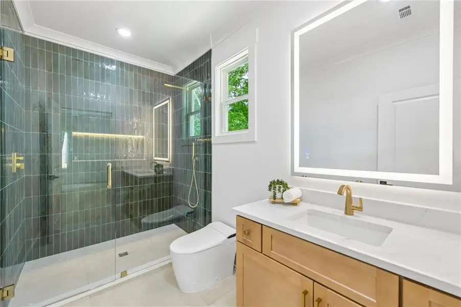 Furnished interior view inside a new home in , Hoschton (Image 41).