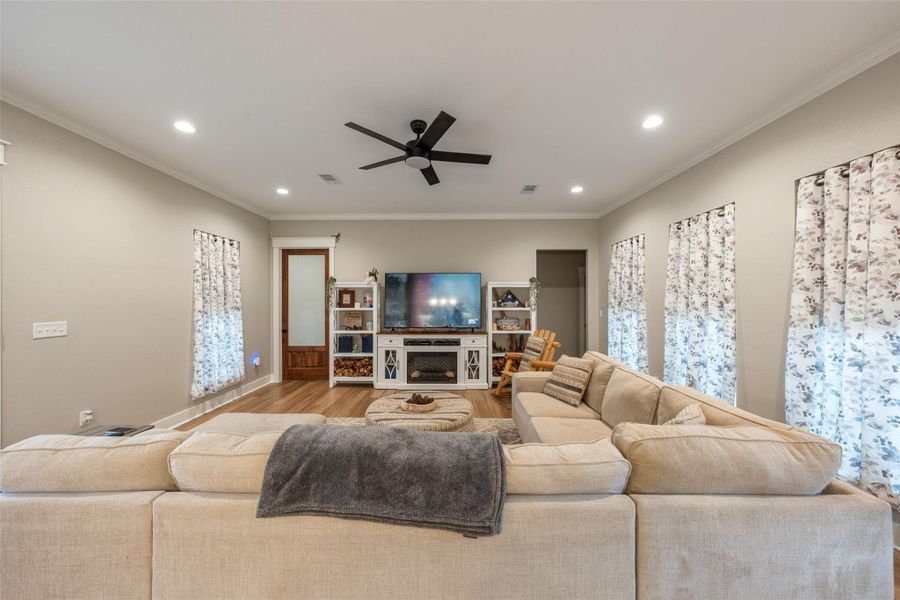 Furnished interior view inside a new home in , Shepherd (Image 7).