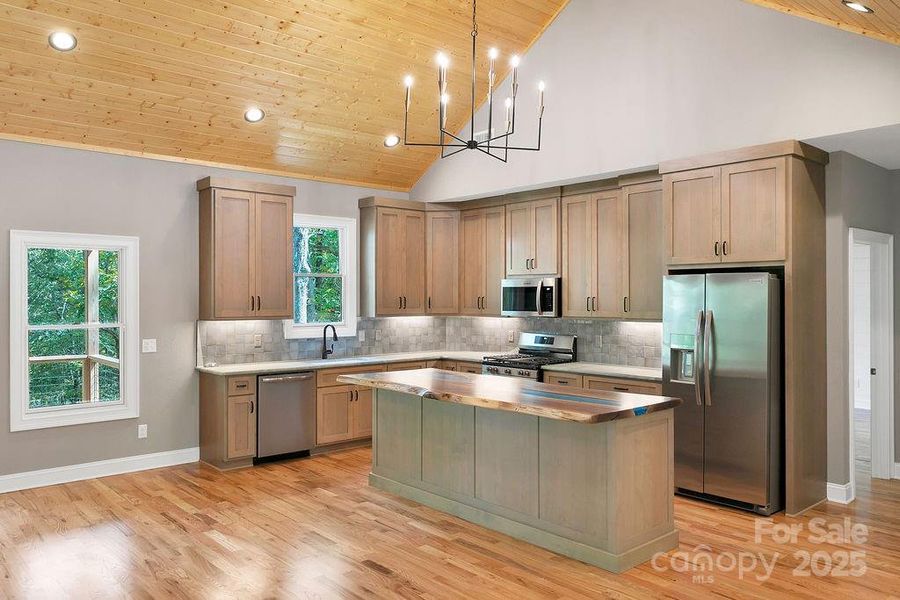 Furnished interior view inside a new home in , Brevard (Image 25).
