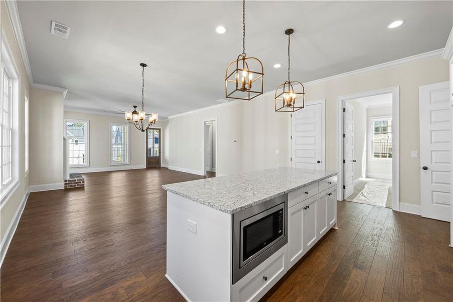 Furnished interior view inside a new home in , Dacula (Image 7).