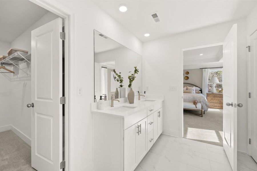 Furnished interior view inside a new home in Wellington Estates, Madison (Image 8). Furnished interior view inside a new home in Wellington Estates, Madison (Image 8).