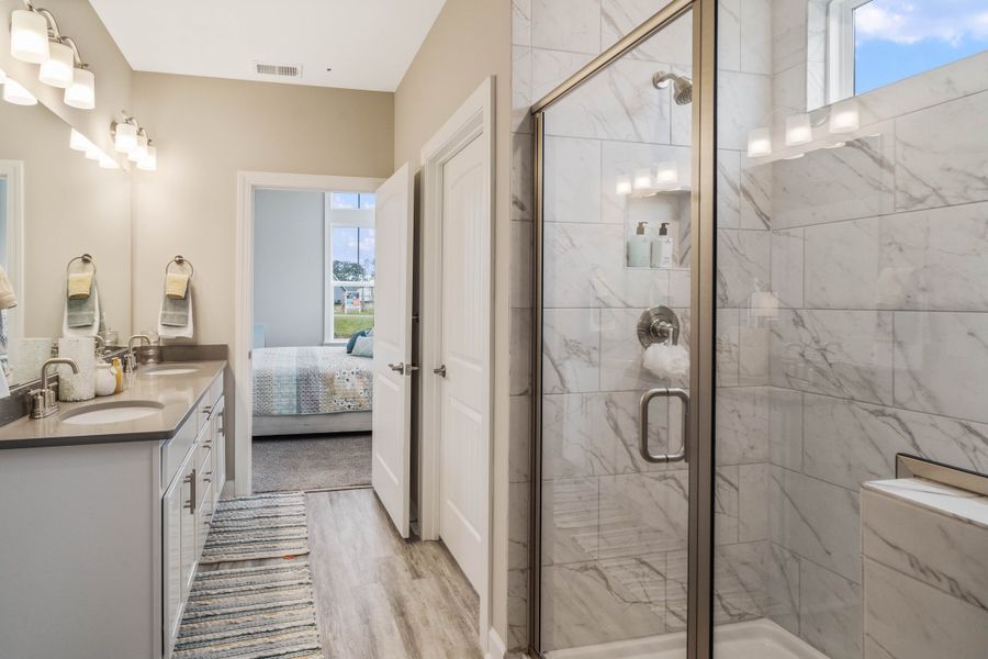 Representative furnished interior of a home built from the The Goldenrod by Chesapeake Homes in Bridgewater - Waterside Village, Little River (Image 16).