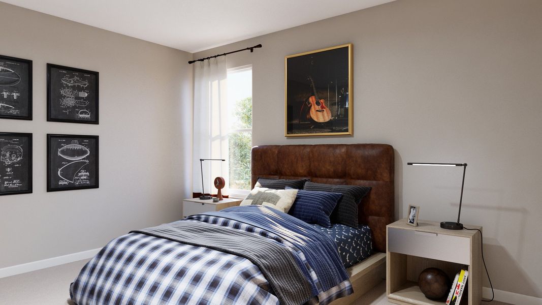 Representative furnished interior of a home built from the The Nottingham by Legend Homes in Townsend Reserve, Splendora (Image 17).