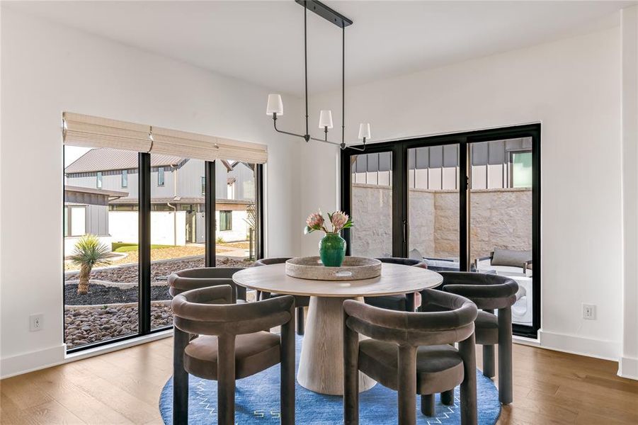 Furnished interior view inside a new home in , Iredell (Image 5).