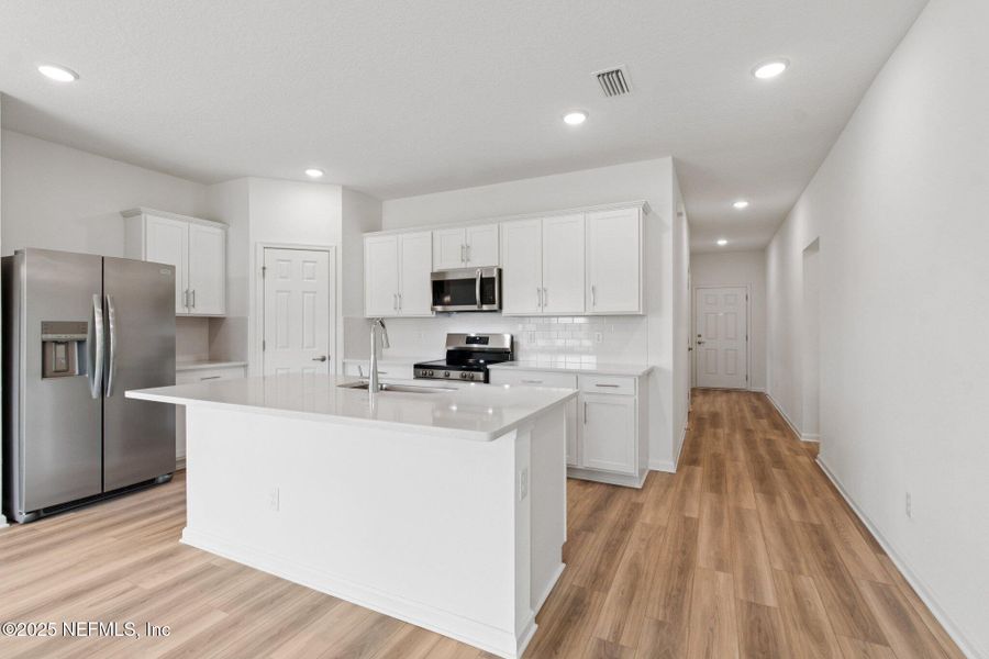 Furnished interior view inside a new home in Panther Creek, Jacksonville (Image 7). Furnished interior view inside a new home in Panther Creek, Jacksonville (Image 7).