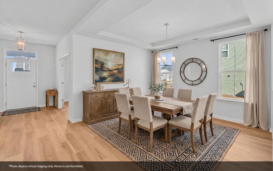 Furnished interior view inside a new home in Fieldstone, Lexington (Image 8).
