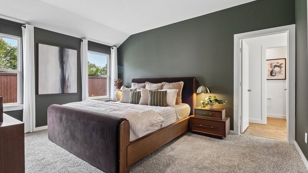 Furnished interior view inside a new home in Evergreen, Rosenberg (Image 27).