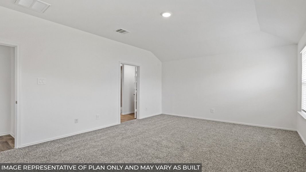 Representative unfurnished interior of a home built from the Caden by D.R. Horton in Presswoods, Splendora (Image 24). Representative unfurnished interior of a home built from the Caden by D.R. Horton in Presswoods, Splendora (Image 24).