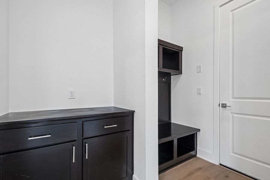 Furnished interior view inside a new home in Freedom at Anthem, Kyle (Image 9).
