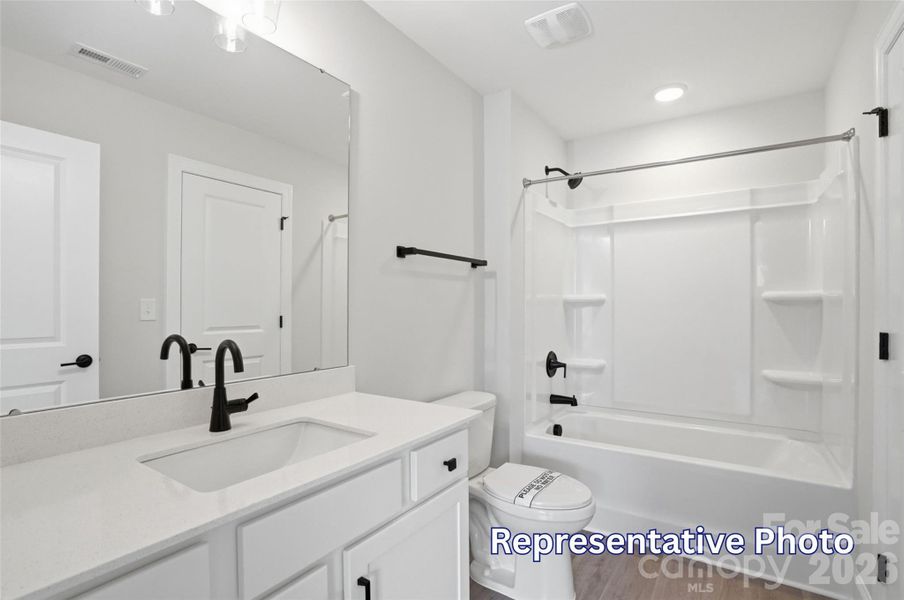 Furnished interior view inside a new home in Enclave at Riverdale, Huntersville (Image 17).