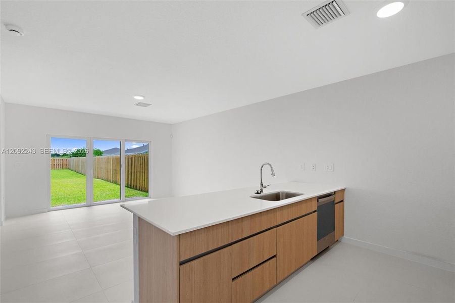 Furnished interior view inside a new home in , Miami (Image 6). Furnished interior view inside a new home in , Miami (Image 6).