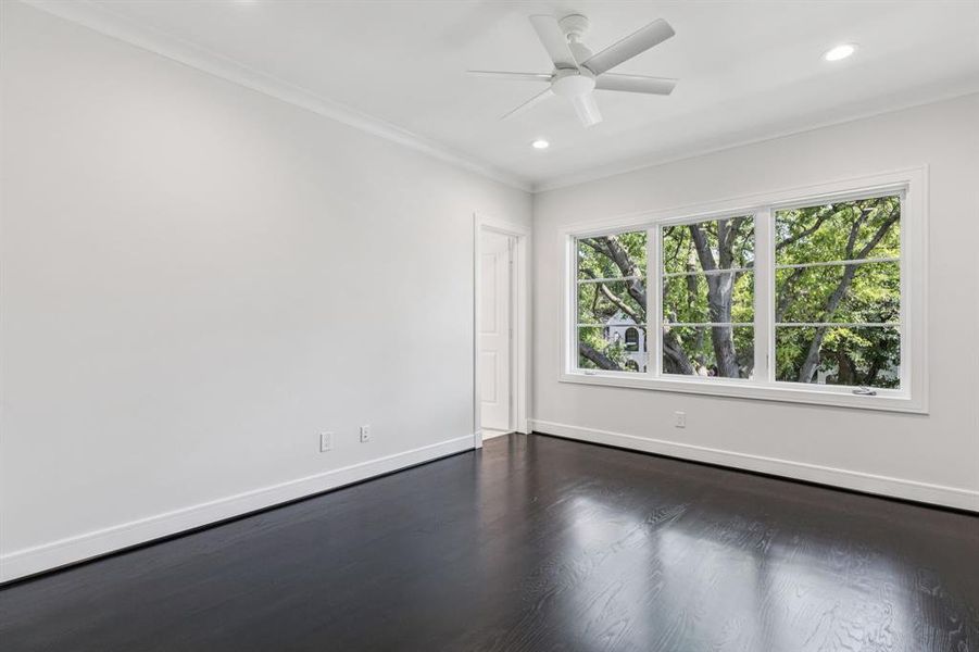 Guest bedroom all with attached baths and walk in closets Guest bedroom all with attached baths and walk in closets