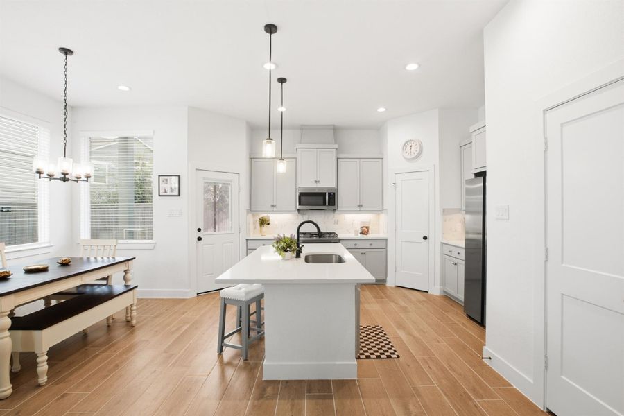 Furnished interior view inside a new home in , Cypress (Image 39).
