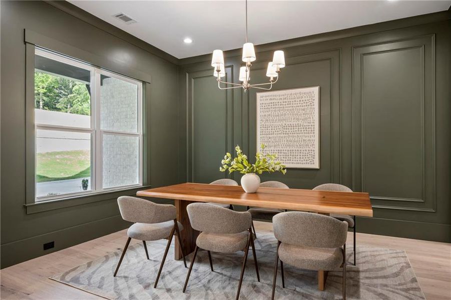 Furnished interior view inside a new home in , Dacula (Image 42).