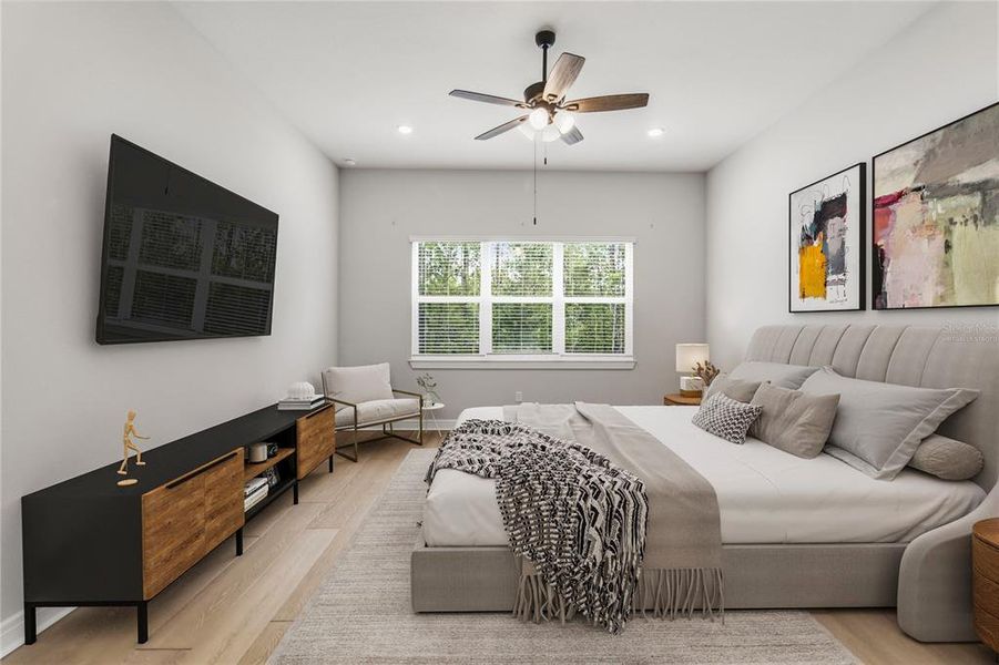 Furnished interior view inside a new home in Del Webb Sunbridge, St. Cloud (Image 37).