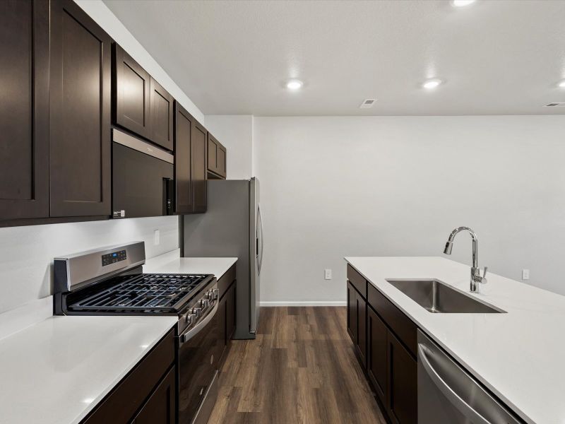 Furnished interior view inside a new home in Poudre Heights: The Meadow Collection, Windsor (Image 4).