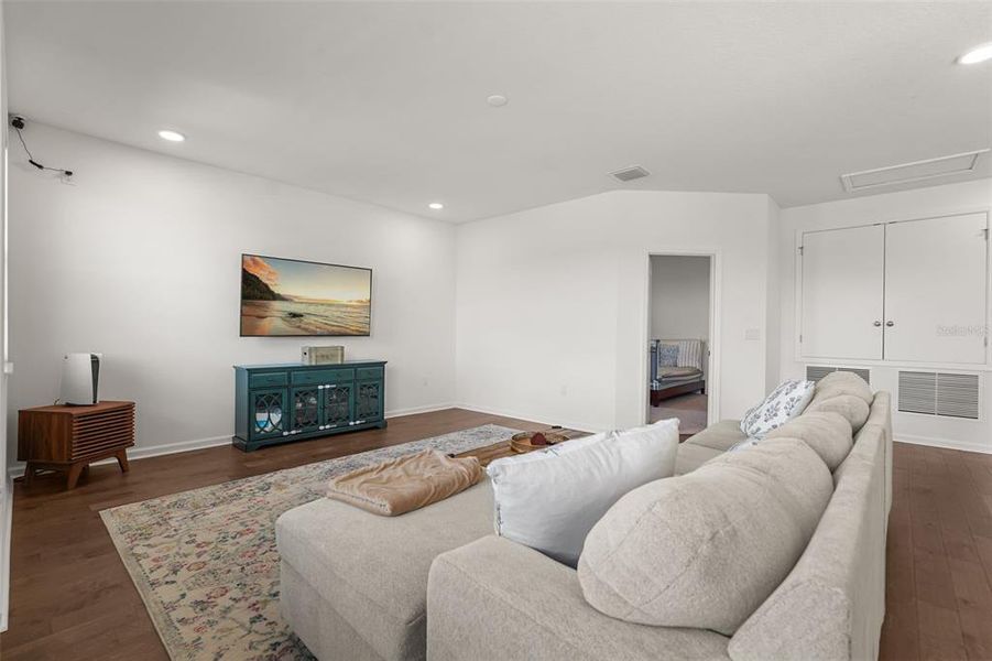 Furnished interior view inside a new home in Estates at Rivercrest, Sanford (Image 44).