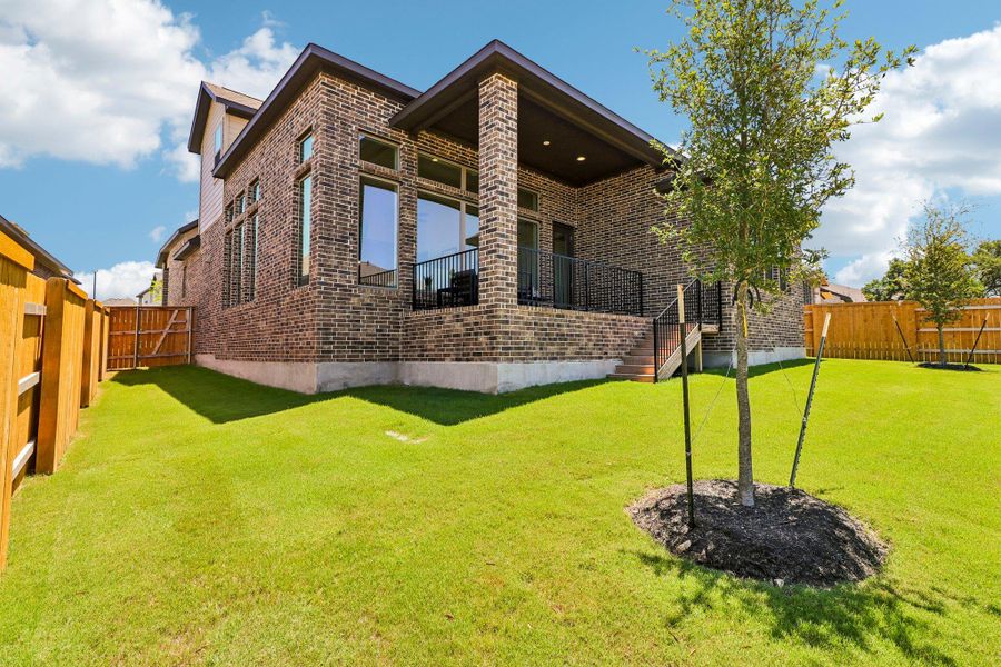Exterior details and patio area of a home in 6 Creeks, Kyle (Image 25). Exterior details and patio area of a home in 6 Creeks, Kyle (Image 25).