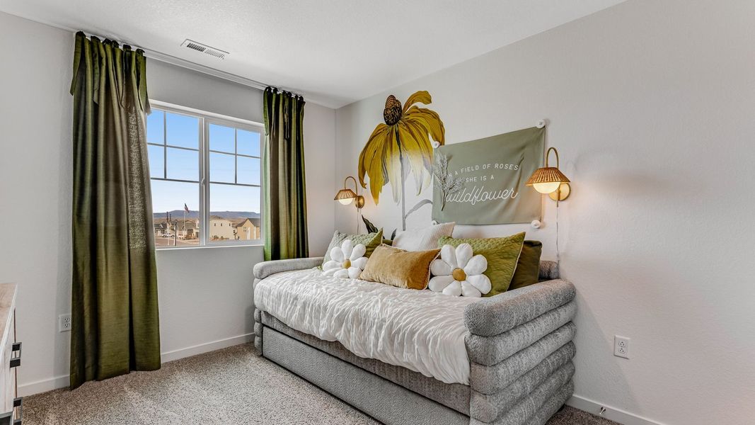 Furnished interior view inside a new home in Silver Peaks, Lochbuie (Image 19). Furnished interior view inside a new home in Silver Peaks, Lochbuie (Image 19).