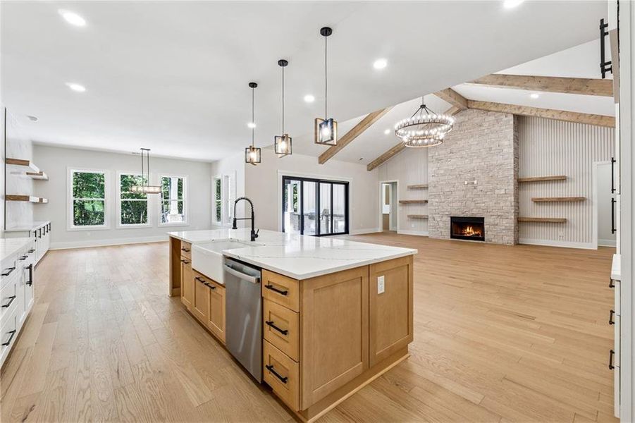 Furnished interior view inside a new home in , Monroe (Image 5).