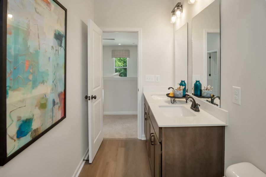 Furnished interior view inside a new home in Hampshire Hills, Columbia (Image 25).