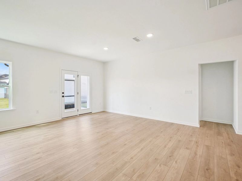 Breakfast Area featuring the AW Collection® Serene - Airy and grounded in calm, muted tones.