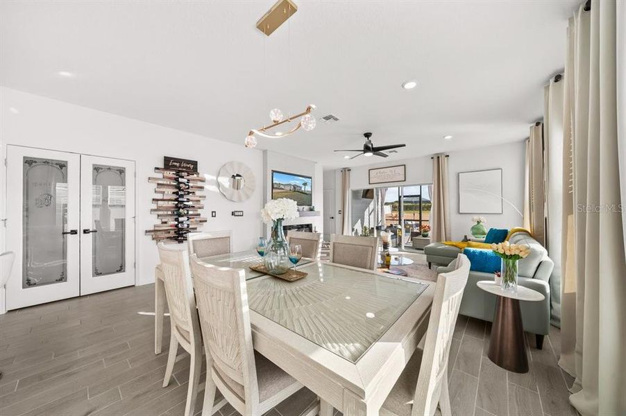 Furnished interior view inside a new home in , Ocala (Image 8).