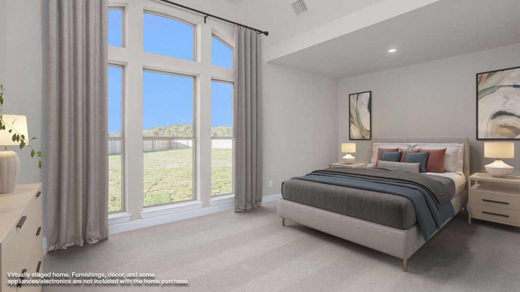 Furnished interior view inside a new home in Briarley 60', Montgomery (Image 8).