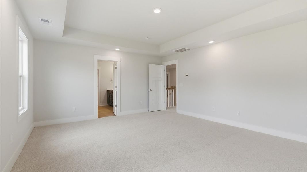 Furnished interior view inside a new home in The Reserve at Livingston Park, Easley (Image 28).