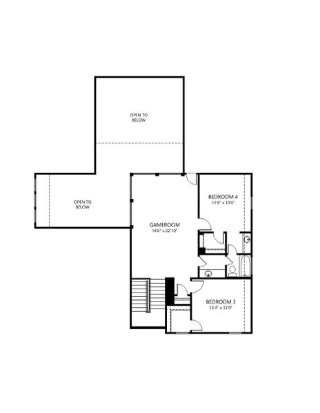 Floor Plan Second Level Floor Plan Second Level