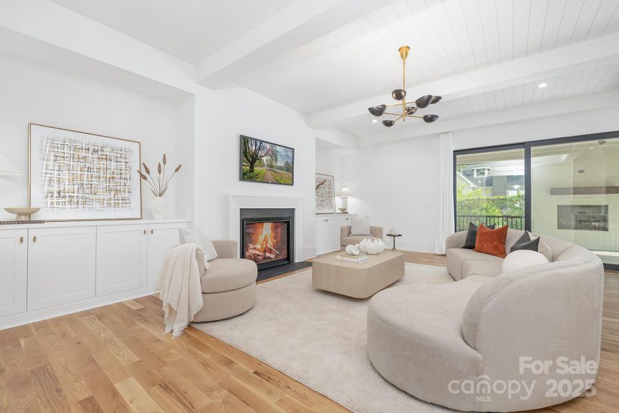 Furnished interior view inside a new home in , Charlotte (Image 12).