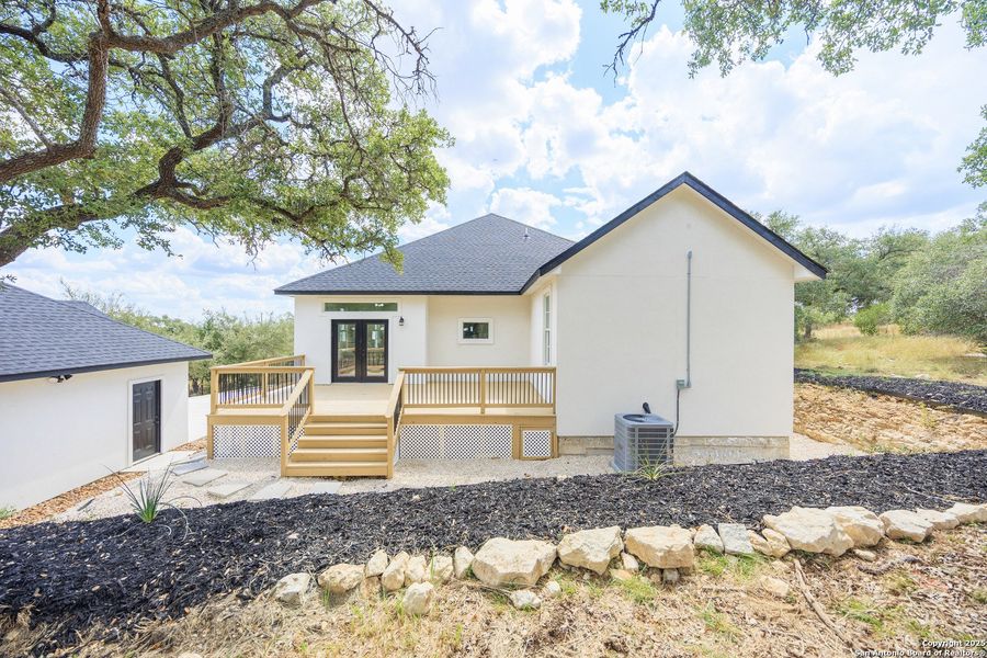 Exterior details and patio area of a home in , Blanco (Image 35). Exterior details and patio area of a home in , Blanco (Image 35).