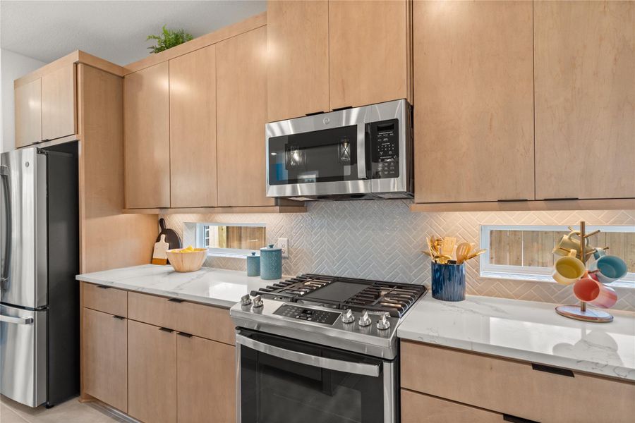 Furnished interior view inside a new home in Elyson, Katy (Image 6).