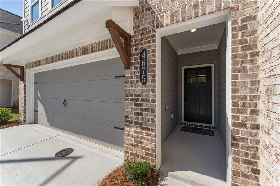 Exterior details and patio area of a home in Wildwood Place, Powder Springs (Image 3).