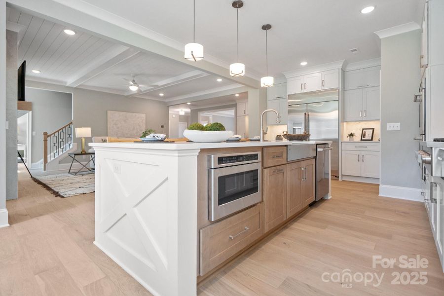 Furnished interior view inside a new home in , Charlotte (Image 26).