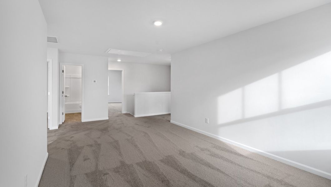 Representative unfurnished interior of a home built from the WILMINGTON by D.R. Horton in Baxter Village, Boiling Springs (Image 26).