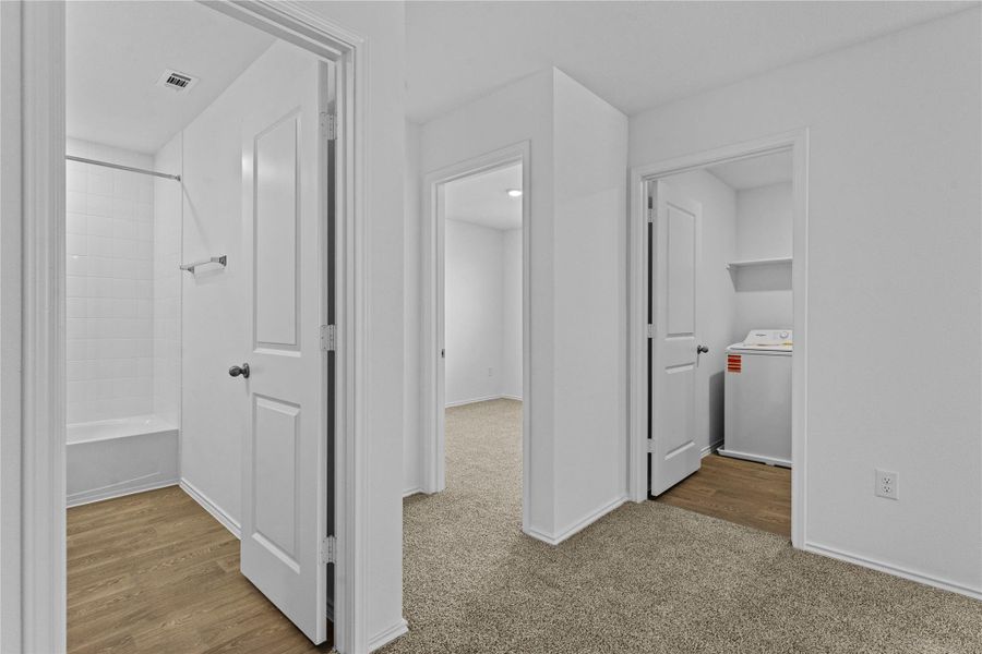 Spacious, unfurnished interior of a new home in Prairie Lakes, Buda (Image 26).