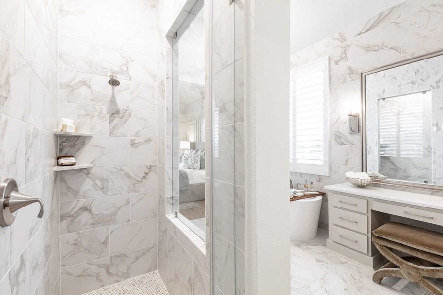 Representative Primary Bathroom - some options shown